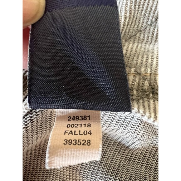 Gap Women's Sz 2 Greyish Corduroy Mini Skirt Y2K 2004 Academia Boho 70s - Picture 9 of 11